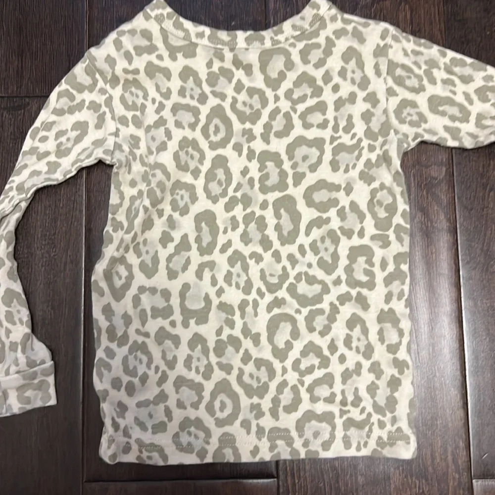 Baby Gap Toddler Girls Organic Cotton Leopard Print Pajamas! Sunday only!